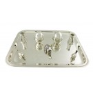 Vintage Christofle France Silver Plated Miscellaneous 8pc Table Articles With Tray 