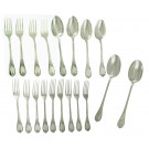 Vintage Christofle France Marly Silver Plated Assorted 19pc Flatware Set No Mono