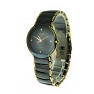 Rado Diastar Jubile 129.0300.3 32mm Titanium Black Ceramic Diamond Quartz Watch