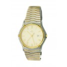 Ebel Classic Wave 183903 35mm 18k Gold Bezel Stainless Steel Quartz Watch