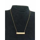 Tiffany & Co Paloma Picasso 18k Gold Diamond Heart Bar Pendant Necklace