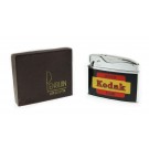 Vintage Penguin Japan Kodak Film Enamel Spanish Advertisement Lighter With Box