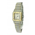 Cartier Santos Galbee 187901 29mm Two Tone 18k Stainless Steel Quartz Watch 