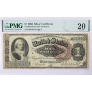 Series Of 1886 $1 Silver Certificate Martha Washington Fr#220 PMG VF20