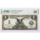Series Of 1899 $1 Black Eagle Silver Certificate Fr#236* Star Note PMG VF30