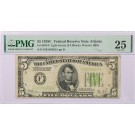 1928 C $5 Federal Reserve Note Atlanta Fr#1953-F Light Green (FA Block) PMG VF25