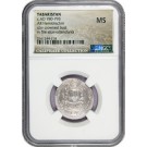 c. AD 780-793 Tabaristan Crowned Bust AR Hemidrachm Silver NGC Ancients MS