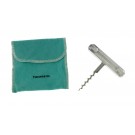 Vintage 2003 Tiffany & Co Century 925 Sterling Silver Wine Corkscrew With Pouch