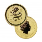 2000 $25 AUD Australia Lunar Year Of The Dragon 1/4 Troy Ounce .9999 Gold Coin