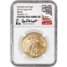 2019 W $50 Burnished American Gold Eagle 1 oz NGC MS70 Don Everhart Signed Label