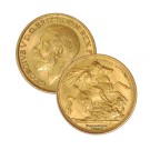 Random Year 1911-1936 Great Britain George V .2354 oz Gold Sovereign Circulated