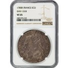1785 R ECU Silver France Louis XVI DAV-1333 NGC VF25 Coin
