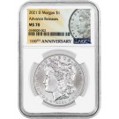 2021 D Privy Mark 100th Anniversary $1 Morgan Silver Dollar NGC MS70 Advance Releases