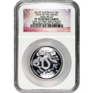 2013 P $1 AUD 1 oz .999 Silver Proof High Relief Year of the Snake NGC PF70 UC