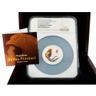 2017 Proof 50g .999 Fine Silver China Official Mint Medal Golden Pheasant NGC PF70 UC