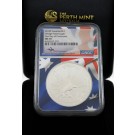 2019 P $1 AUD 1 oz Silver Wedge-Tailed Eagle NGC MS70 FDOP Mercanti Flag Core