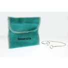 Tiffany & Co Elsa Peretti Sterling Silver 10mm Double Open Heart Bangle Bracelet
