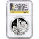2016 $5 Tokelau Proof Year Of The Monkey 1 oz .999 Silver NGC PF70 UC ER