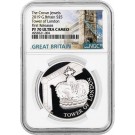 2019 £5 Proof .925 Fine Silver Great Britain Crown Jewels NGC PF70 FR
