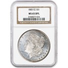 1883 CC Carson City $1 Morgan Silver Dollar NGC MS65 DPL Deep Proof Like Coin