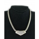 John Hardy Dot 18k Yellow Gold 925 Sterling Silver Slide Pendant Necklace 16"
