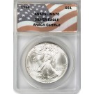 1986 $1 1 oz .999 Fine Silver American Eagle ANACS MS70 Gem Uncirculated Coin