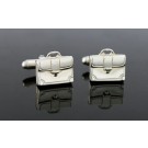 Vintage Pair Of Tiffany & Co 925 Sterling Silver Briefcase Cufflinks 