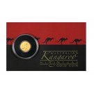 2016 P $2 AUD .5 grams 9999 Fine Gold Australian Kangaroo BU Capsule Coin