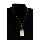 Tiffany & Co 18k Gold Safe Deposit Department Union Square New York Necklace 20"