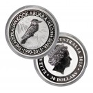 2015 P $30 AUD Australia Kookaburra 25th Anniversary 1 Kilo .999 Silver 