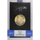1883 CC Carson City $1 Morgan Silver Dollar NGC MS63 GSA Hoard Golden Toned Coin