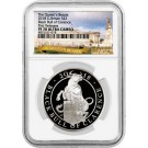 2018 2£ 1 oz Silver Proof Great Britain Queen's Beasts Black Bull of Clarence NGC PF70 UC FR