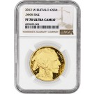 2012 W $50 American Gold Buffalo 1 oz .9999 NGC PF70 Ultra Cameo Coin