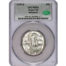 1933 D 50C Oregon Trail Memorial Commemorative Half Dollar CAC MS65 Witter Brick