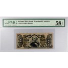 Fr#1331 Third Issue Francis Spinner 50 Cents Fractional Currency PMG Ch AU58 EPQ