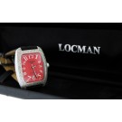 Locman Italy 488 32mm x 43mm Aluminum Tonneau Diamond Quartz Watch NOT WORKING