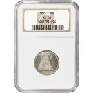 1875 20C Seated Liberty Twenty Cent Piece Silver NGC MS64 Uncirculated Coin