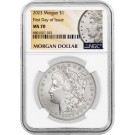 2023 P $1 Morgan Silver Dollar NGC MS70 First Day of Issue