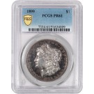 1899 $1 Proof Morgan Silver Dollar PCGS Secure Gold Shield PR61 Coin