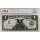 Series Of 1899 $1 Black Eagle Silver Certificate Fr#236 PCGS VF30