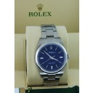 2018 Rolex Chronometer 114300 39mm Steel Blue Dial Automatic Watch Box Papers