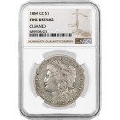 1889 CC Carson City $1 Morgan Silver Dollar NGC Fine Details Cleaned Key Date