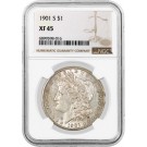 1901 S $1 Morgan Silver Dollar NGC XF45 Extremely Fine Circulated Key Date Coin