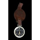1982 Hamilton L.L. Bean Cal 649 Stainless Steel Leather Mechanical Pocket Watch