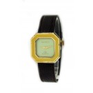 1970s Gucci 925 Sterling Silver Vermeil Yellow Enamel Quartz Watch NOT WORKING