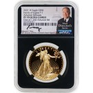 2021 W $50 Proof Gold American Eagle 1 oz NGC PF70 UC Edmund Moy Signed Label