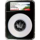 2019 $10 Proof Rhodium Canadian 2 oz Silver Maple Leaf NGC PF70 FR