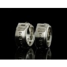 Vintage 1997 Tiffany & Co 1837 925 Sterling Silver Huggie Hoop Earrings