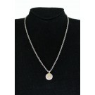 Judith Ripka 18k Gold Sterling Silver Diamond Enhancer Pendant Chain Necklace
