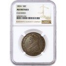 1824 50C Capped Bust Silver Half Dollar NGC AU Details Cleaned Coin